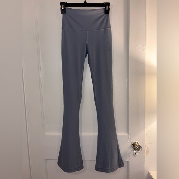 Lululemon Align High-Rise Ribbed Mini-Flare Pants in Belgian Blue - Size 4 - Picture 4 of 12
